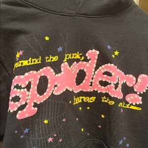 Sp5der P*nk V2 Hoodie ' Black'
